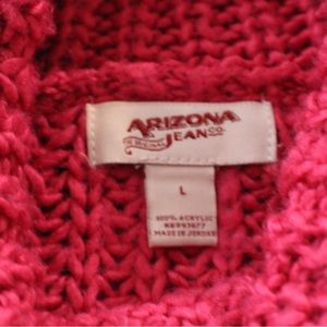 Arizona Jean co. Woman’s large Pink Turtleneck Sweater